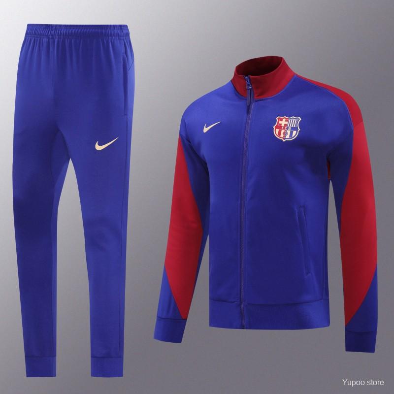 24/25 Barcelona Blue/Red Tracksuit