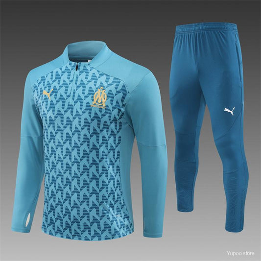 24/25 Olympique Marseille Blue Tracksuit