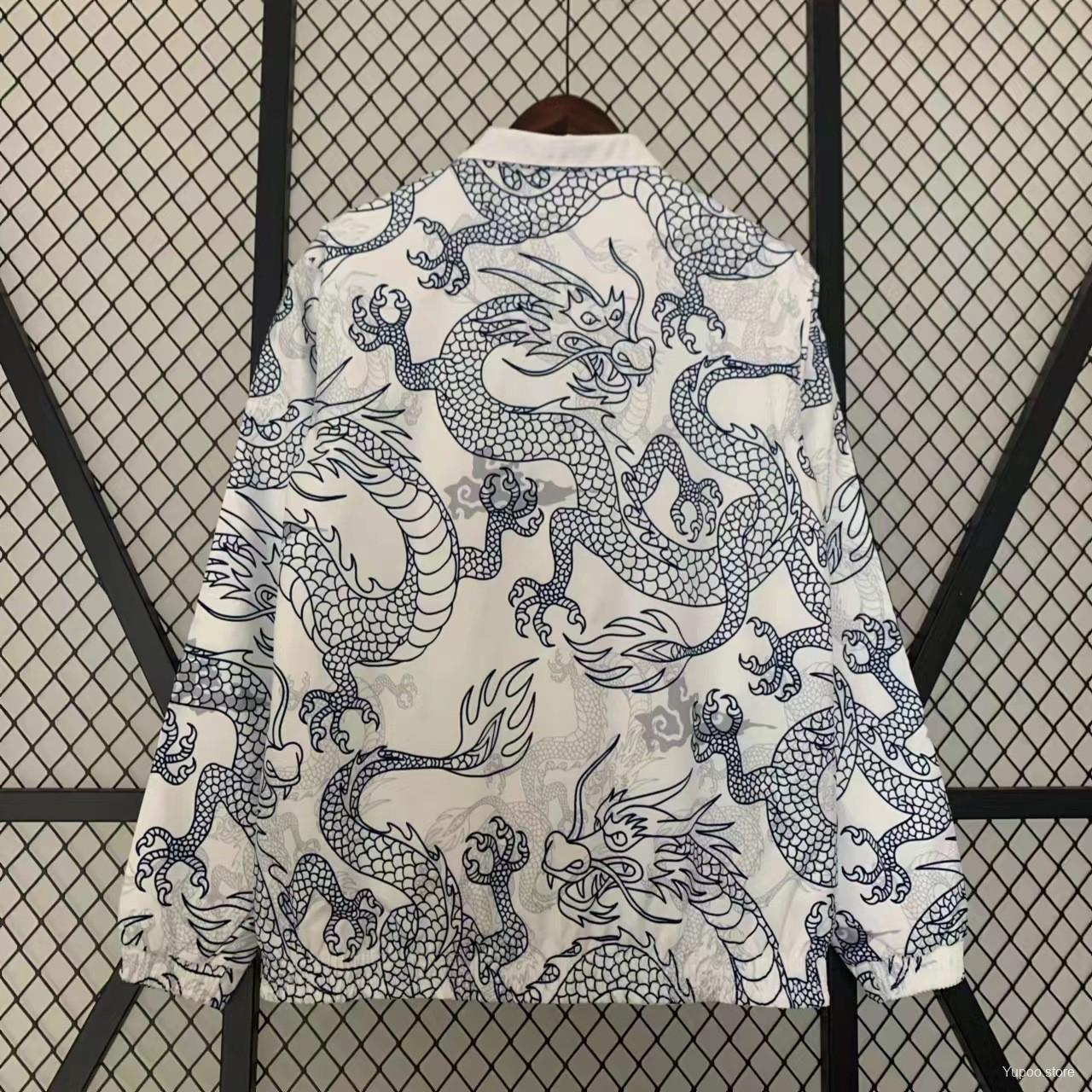 RM WHITE DRAGON REVERSIBLE ZIPPER JACKET 23/24