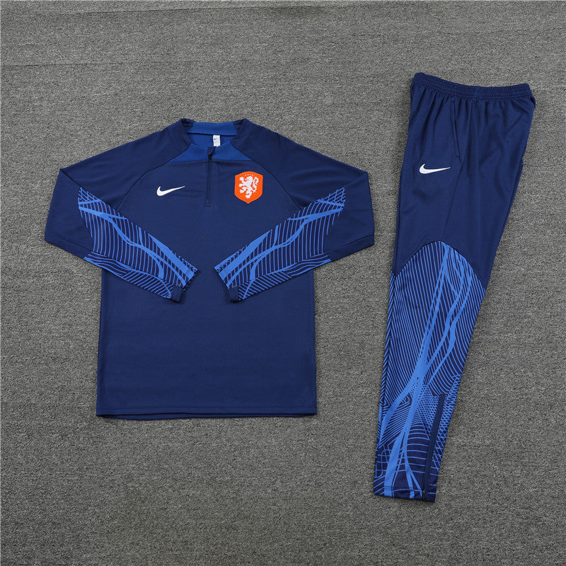 NETHERLANDS 22/23 TRACKSUIT BLUE