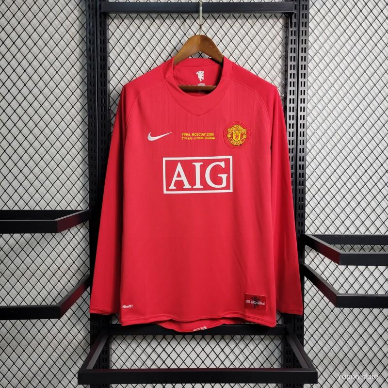 MANCHESTER UNITED 07/08 HOME KIT