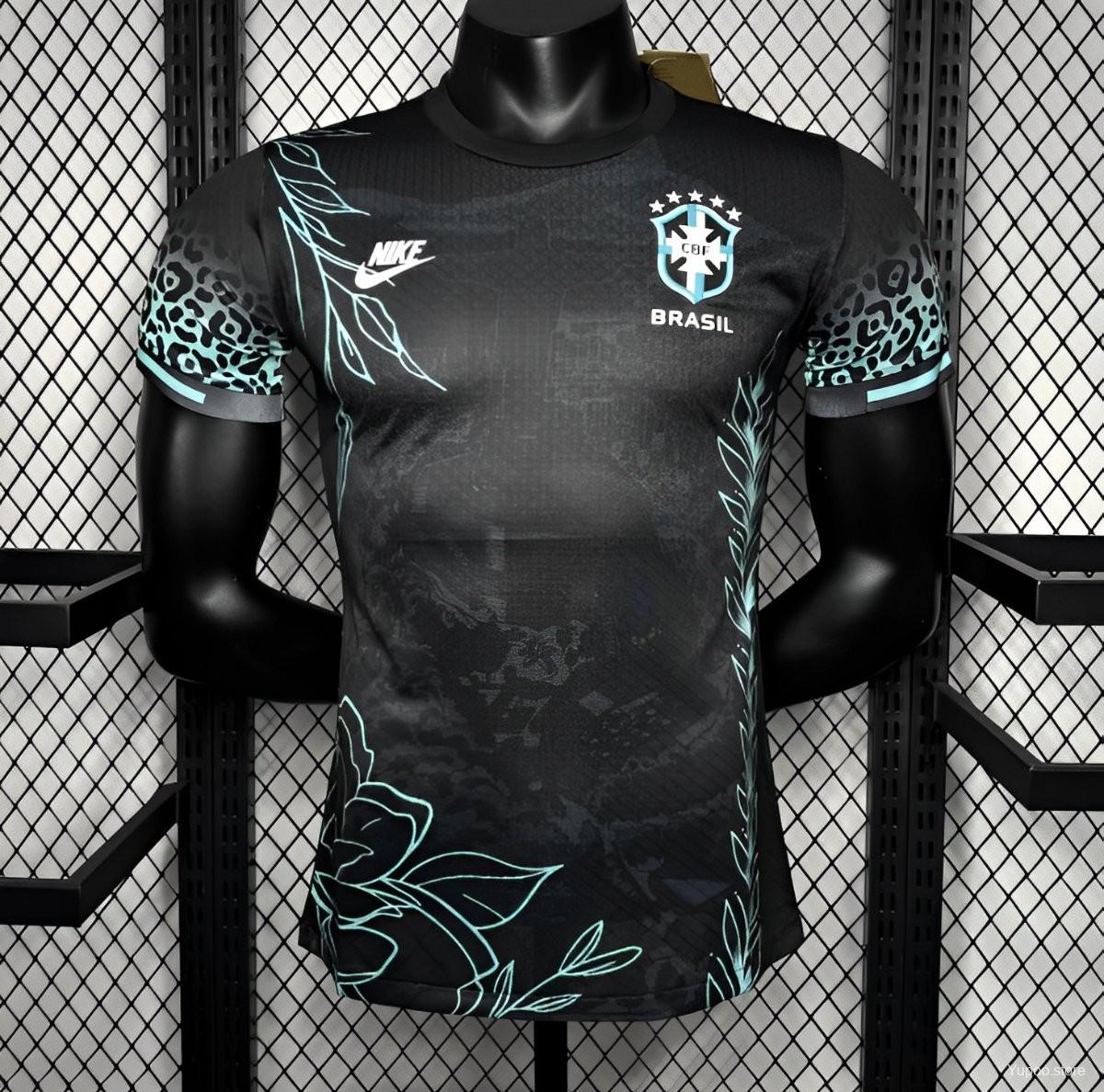 2024 Brazil Pele Black Special Edition Jersey