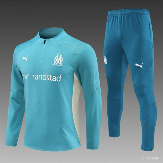 24/25 Olympique Marseille Lake Green Tracksuit