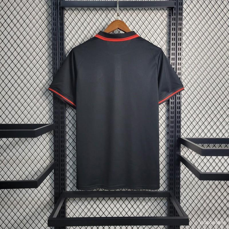 FLAMENGO BLACK POLO JERSEY 23/24