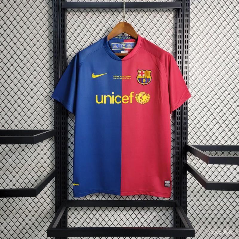 BARCELONA 08/09 HOME RETRO KIT