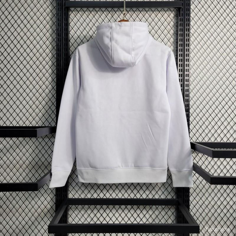 FLAMENGO WHITE PULLOVER HOODIE 23/24