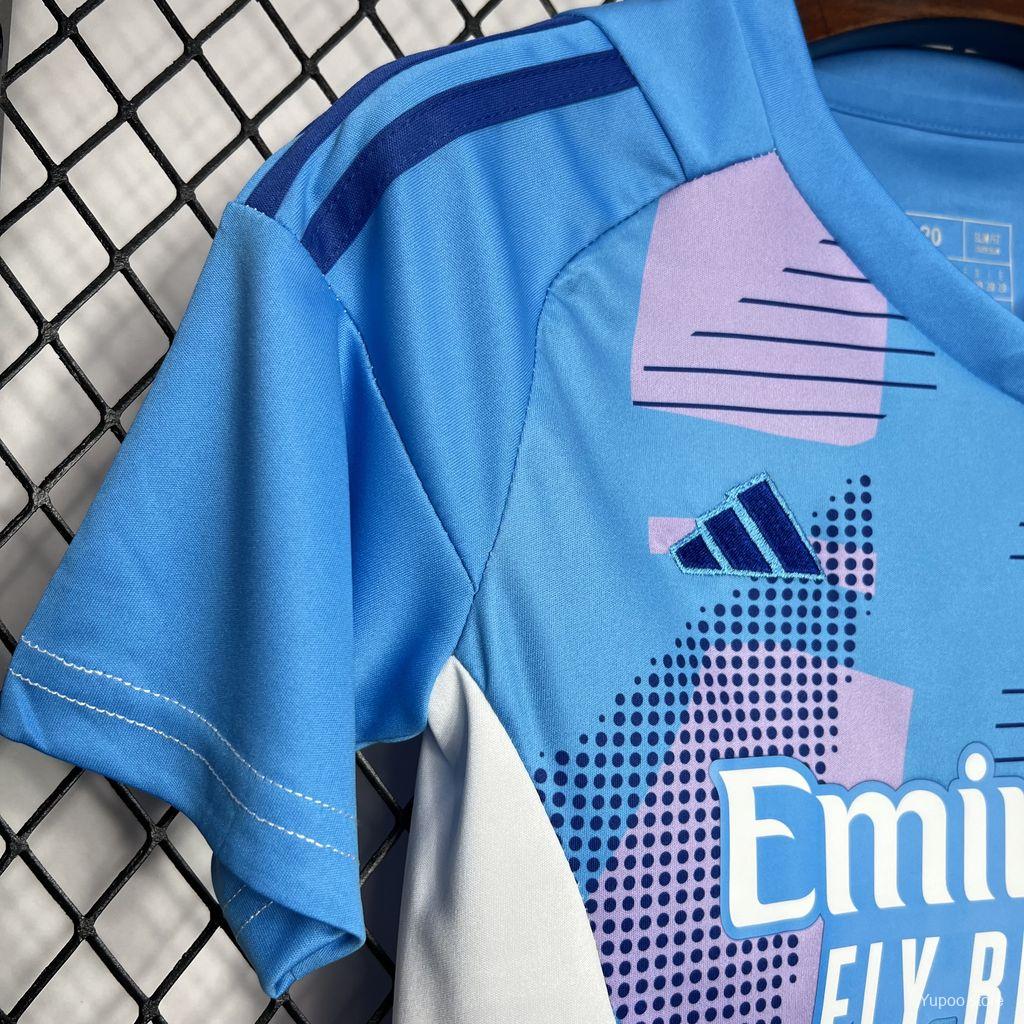 24/25 Kids RM Blue Goalkeeper Jersey