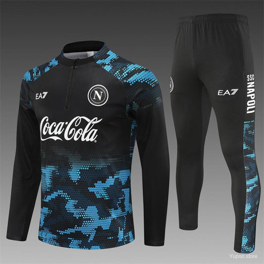 24/25 Napoli Black/Blue Tracksuit