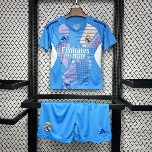 24/25 Kids RM Blue Goalkeeper Jersey