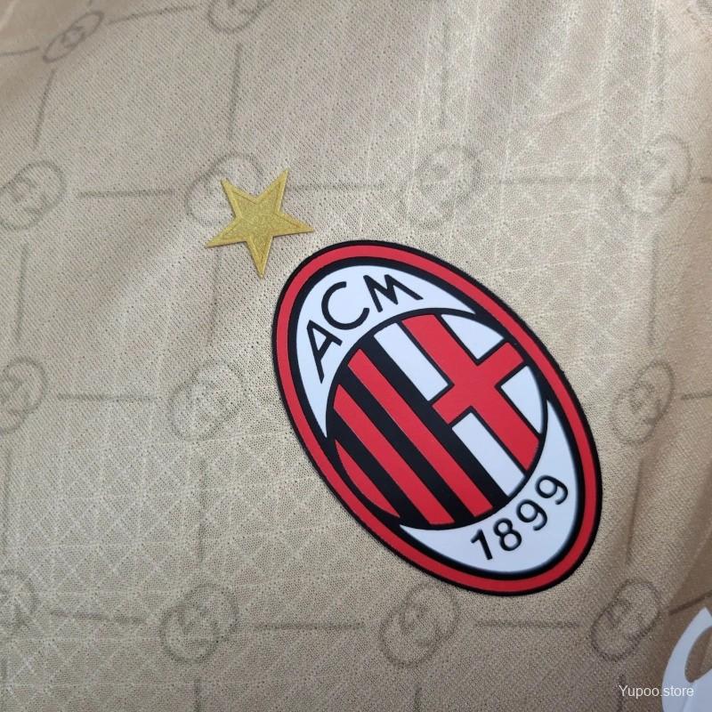 24/25 AC Milan x Gucci Golden 125th Anniversary Jersey