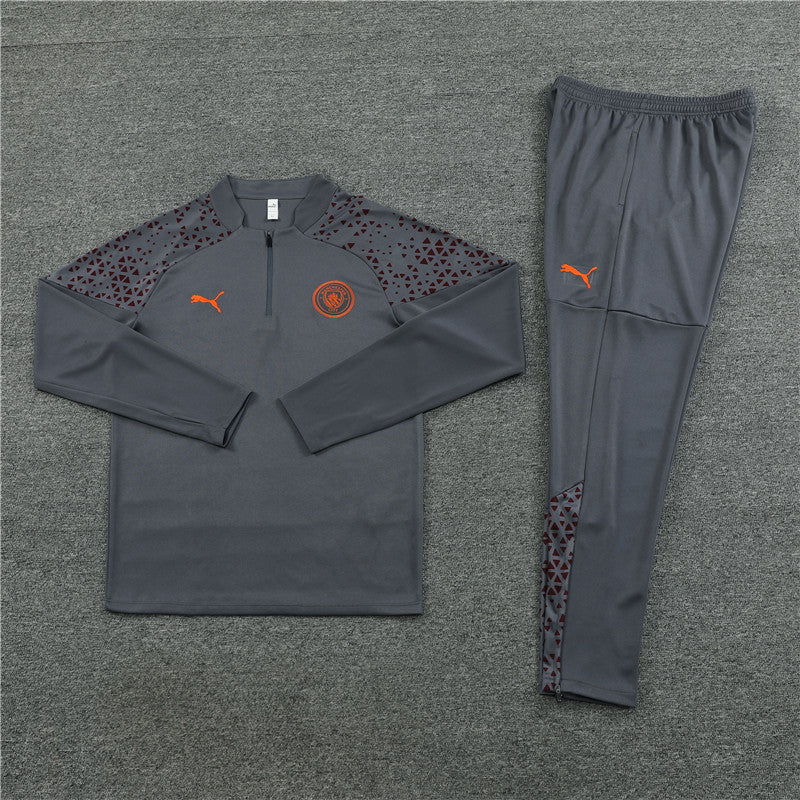 MANCHESTER CITY GREY 23/24 TRACKSUIT