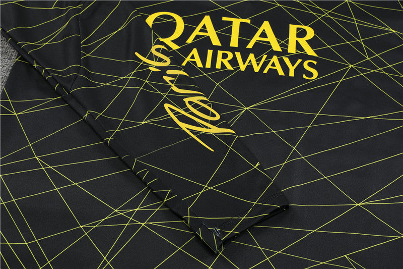 PSG 22/23 BLACK AND YELLOW TRACKSUIT