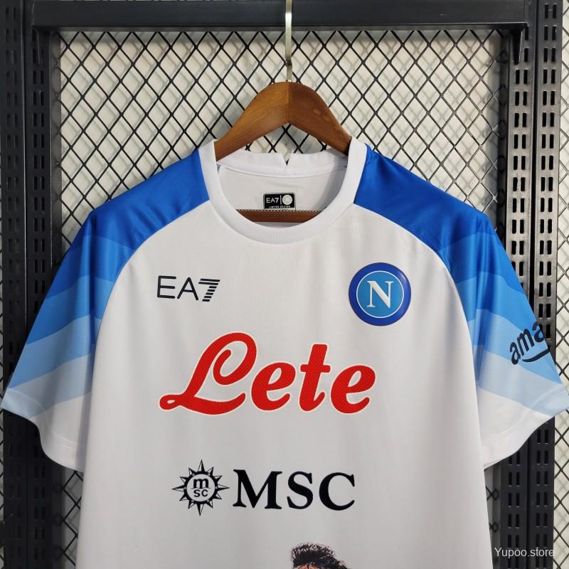 23-24 SSC NAPOLI FACE GAME LOZANO WHITE KIT