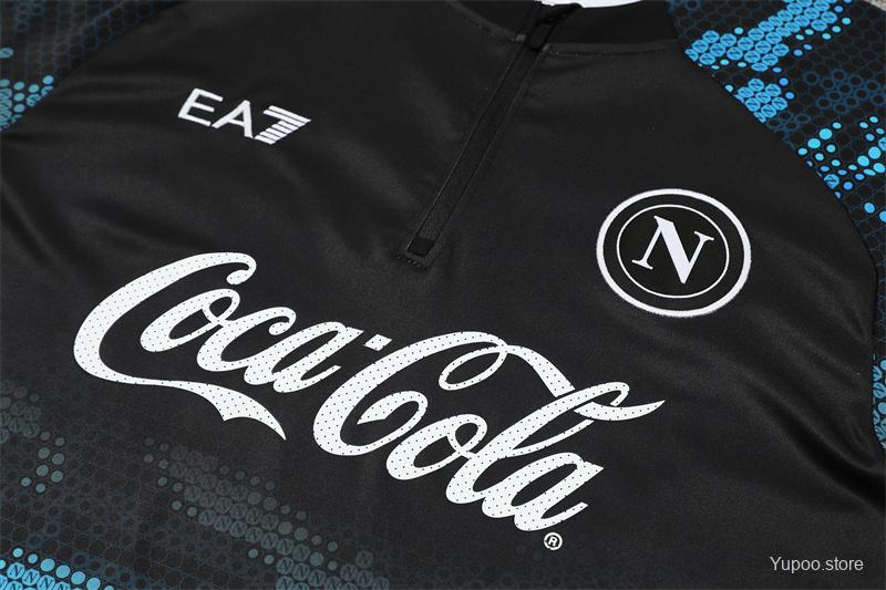 24/25 Napoli Black/Blue Tracksuit