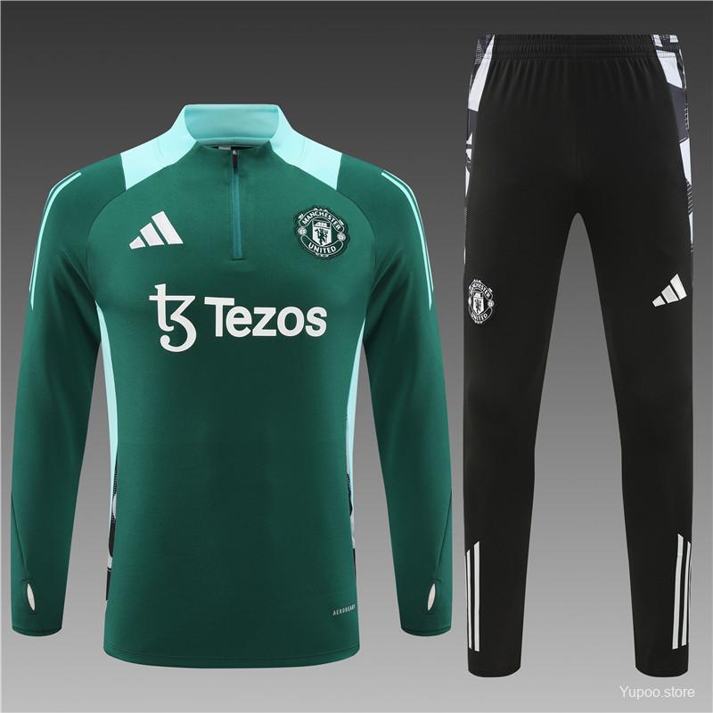 24/25 Manchester United Green Tracksuit