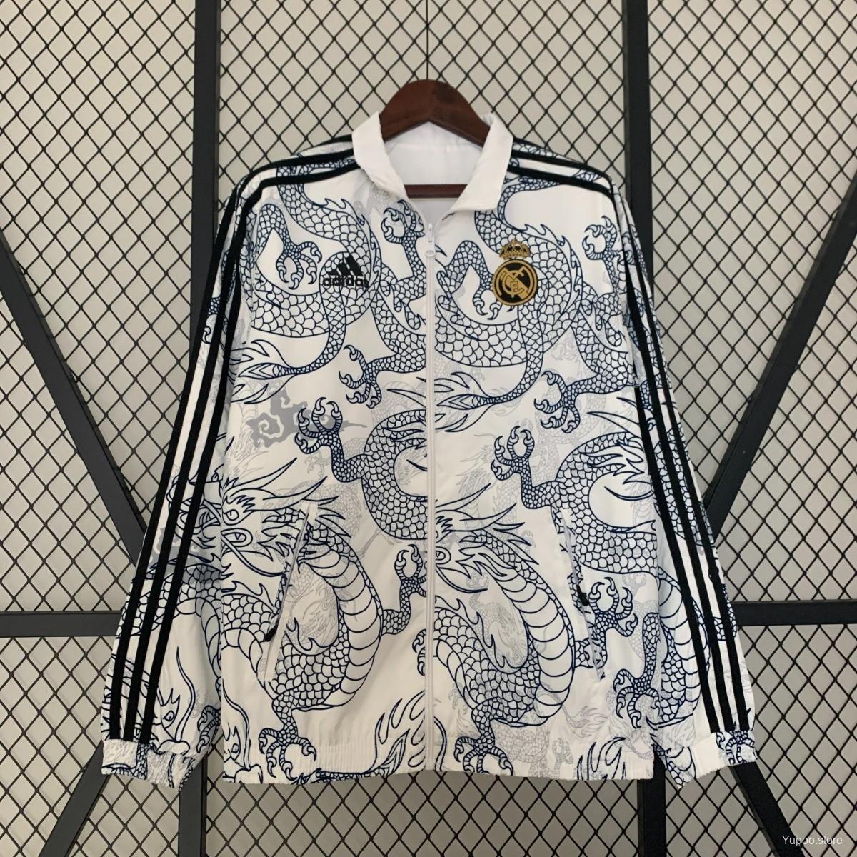 RM WHITE DRAGON REVERSIBLE ZIPPER JACKET 23/24