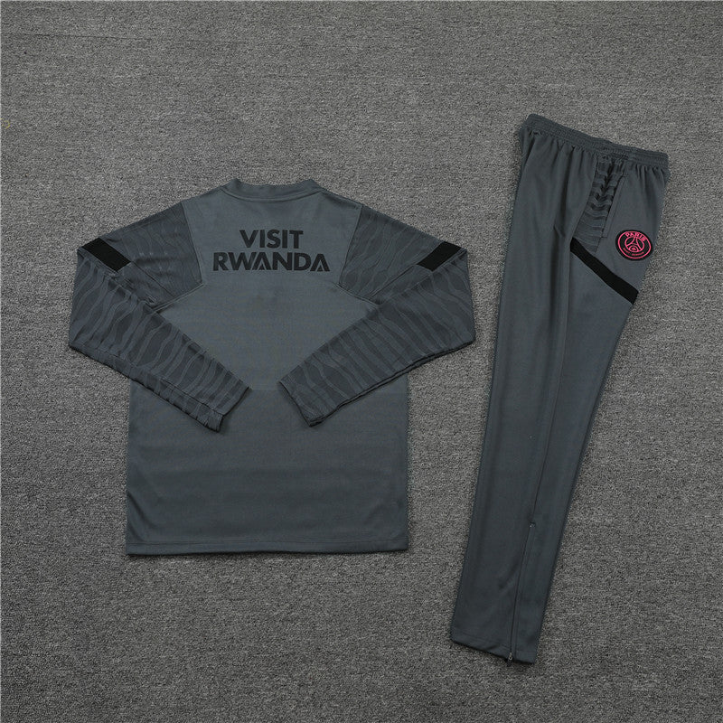 PSG 21/22 PINK AND GREY TRACKSUIT