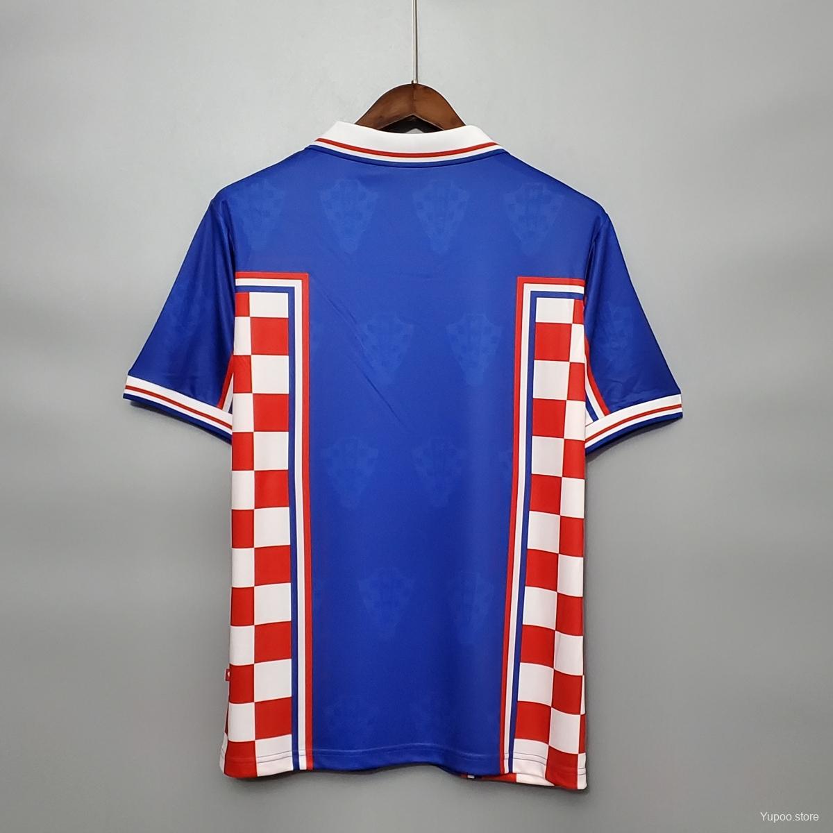 CROATIA RETRO HOME JERSEY 1998