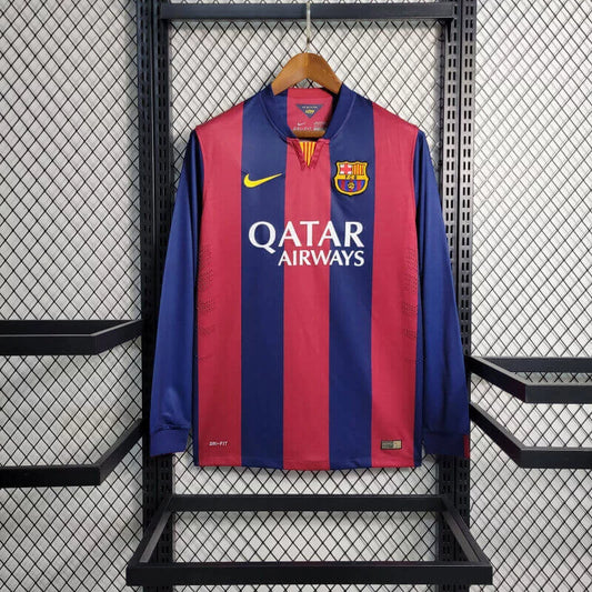 BARCELONA 14/15 LONG SLEEVE HOME RETRO KIT