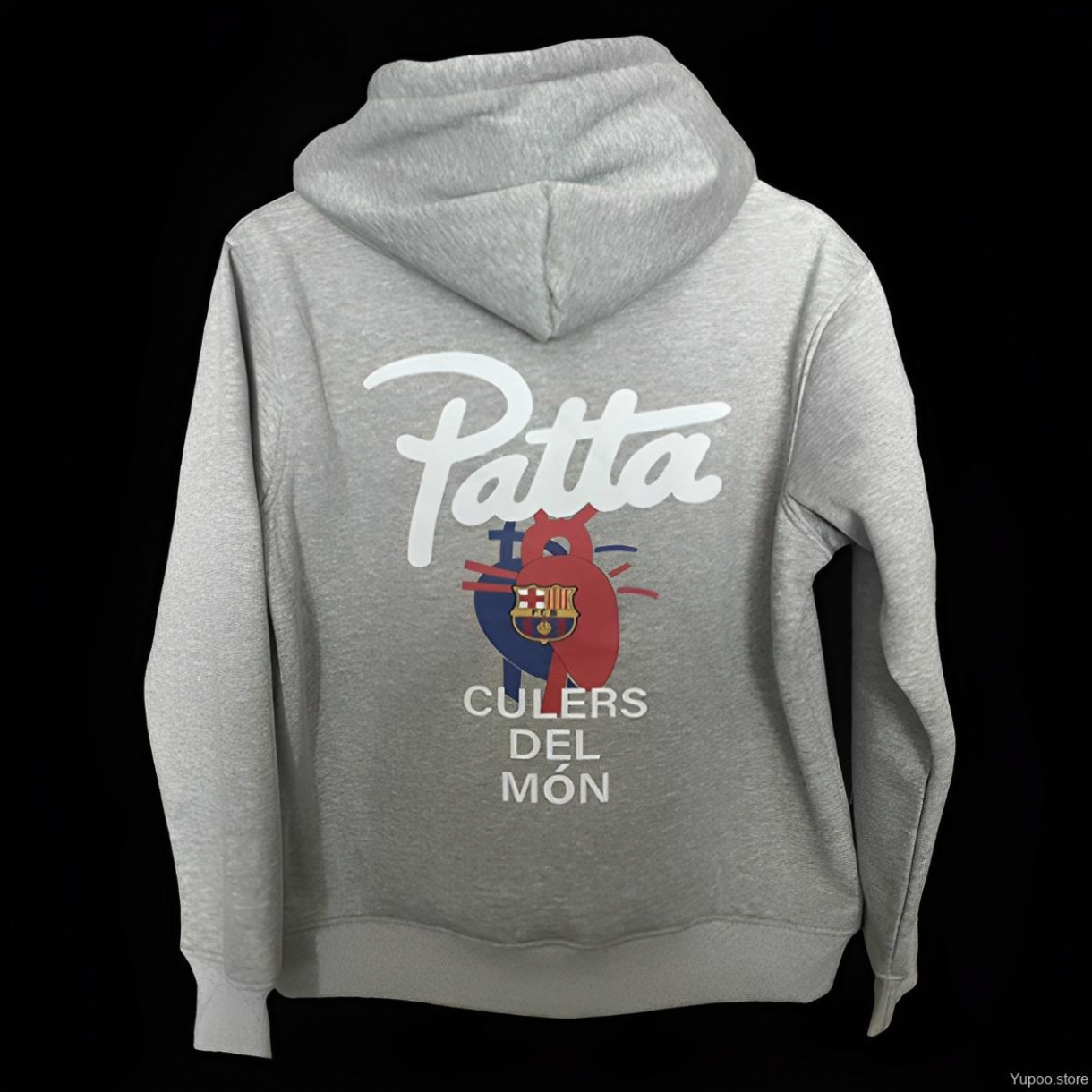 BARCELONA X PATTA GREY HOODIE 23/24