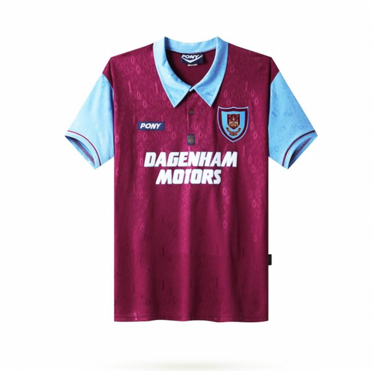 RETRO WEST HAM UNITED HOME JERSEY 95/97