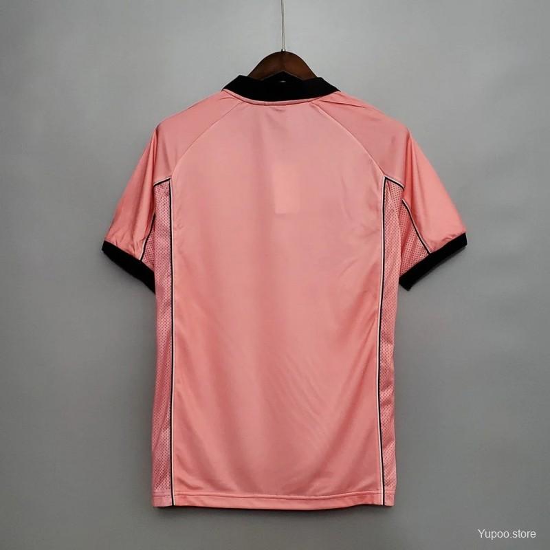 JUVENTUS 97/98 PINK AWAY RETRO KIT