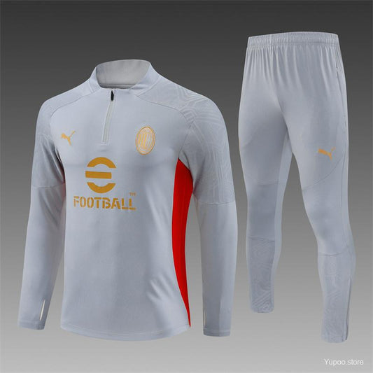 24/25 AC Milan Grey Tracksuit