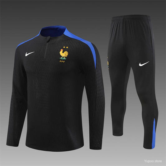 Player Version 2024 France Black Tracksuit