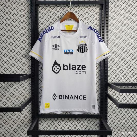 SANTOS 23/24 HOME KIT WITH ALL SPONSORS