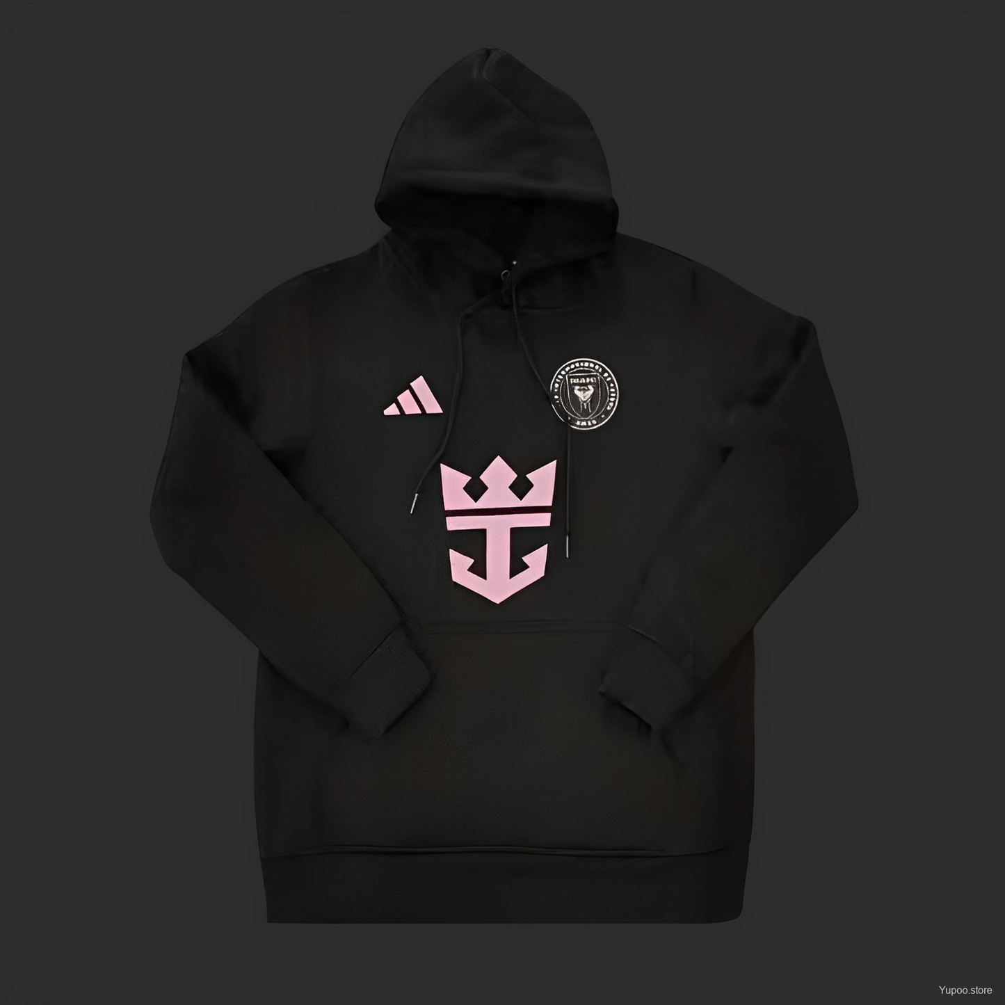 INTER MIAMI BLACK HOODIE + MESSI SIGNATURE