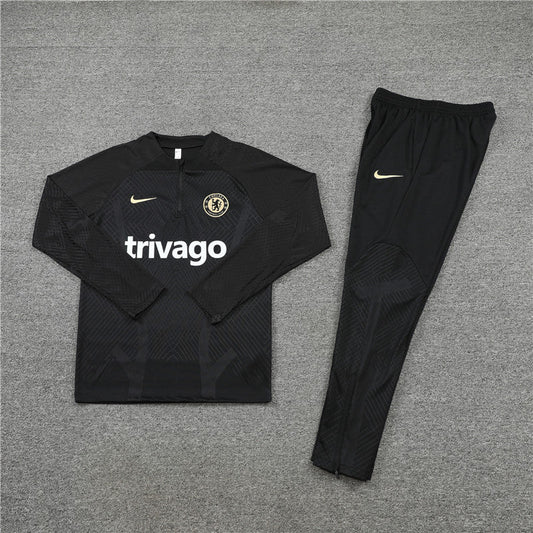 CHELSEA BLACK 22/23 TRAINING TRACKSUIT