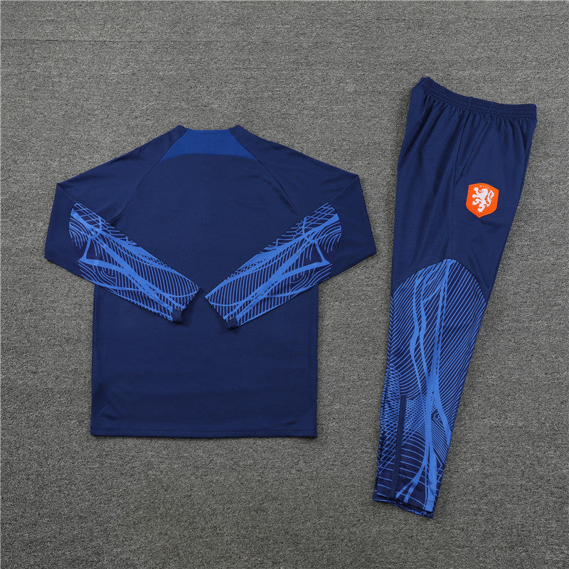 NETHERLANDS 22/23 TRACKSUIT BLUE